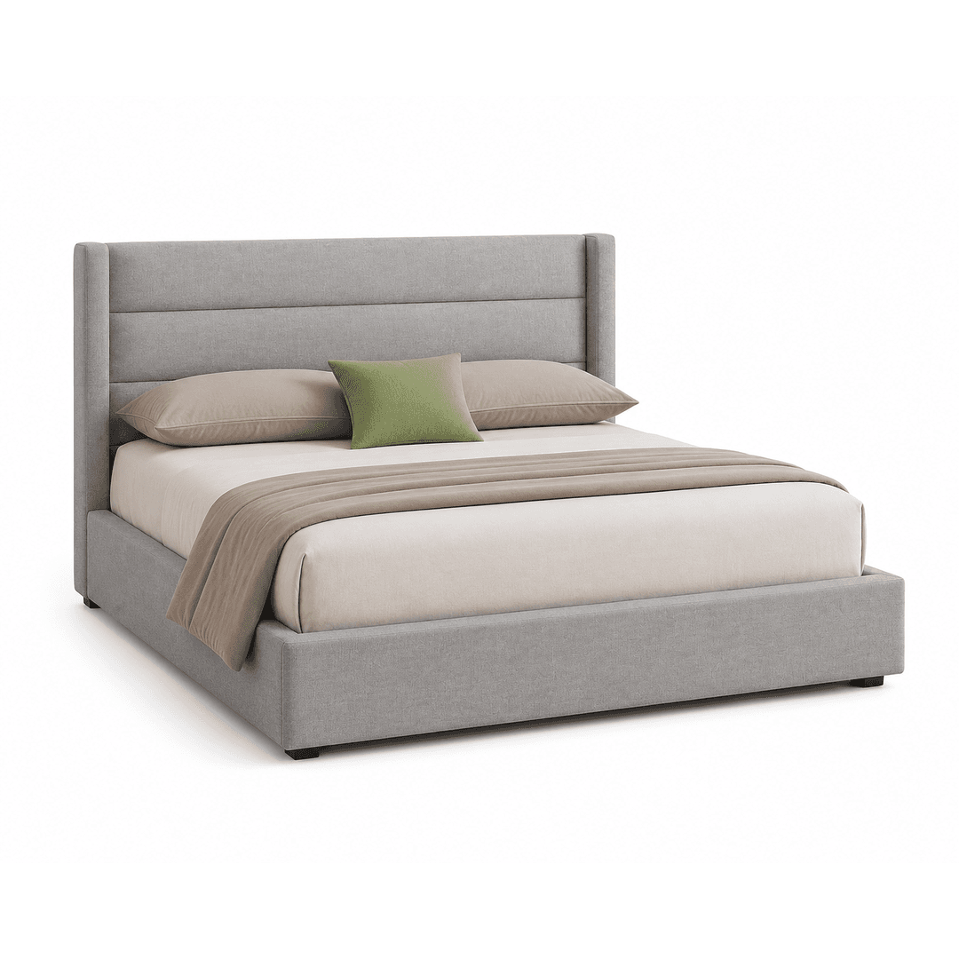 Upholstered Lift-Up Storage Bed